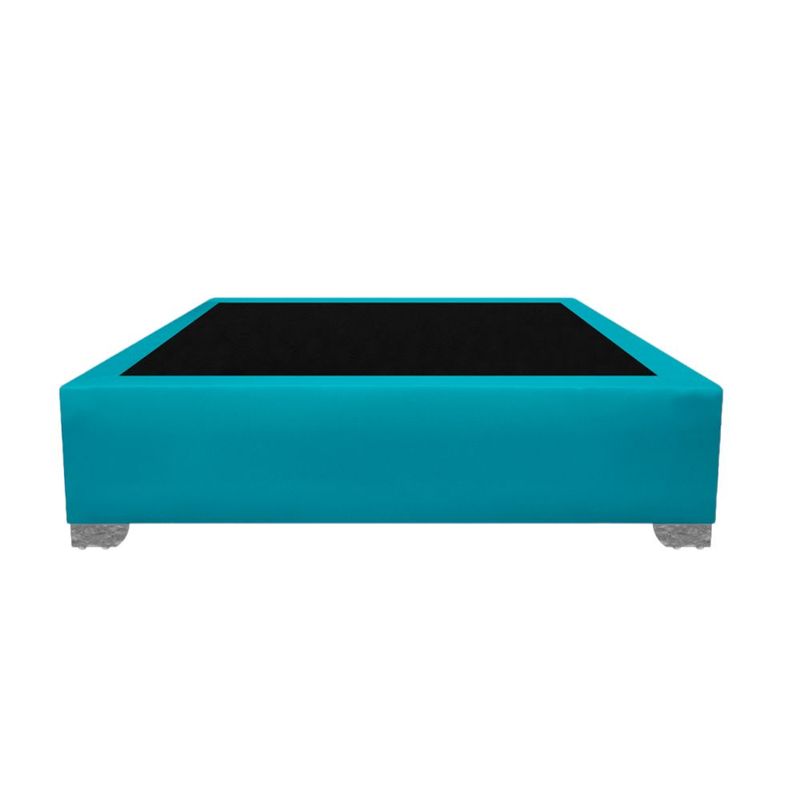 MAGIC CLASS - BASE CAMA PREMIUM TOP 90X190 MICROFIBRA AZUL