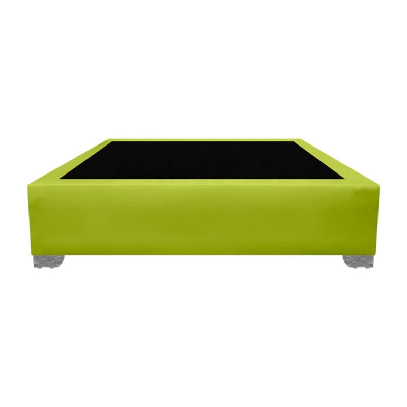 MAGIC CLASS - BASE CAMA PREMIUM TOP 90X190 MICROFIBRA VERDE