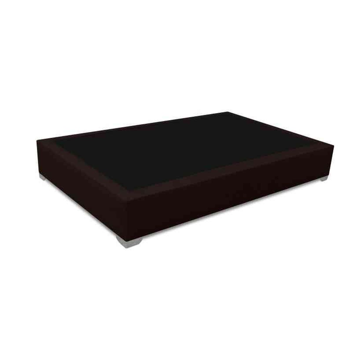 MAGIC CLASS - BASE CAMA PREMIUM TOP 100X190 ECOCUERO CAFÉ