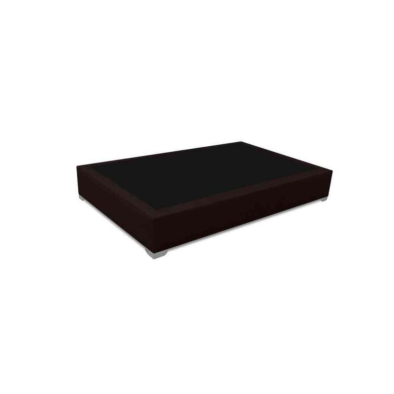 MAGIC CLASS - BASE CAMA PREMIUM TOP 100X190 ECOCUERO CAFÉ