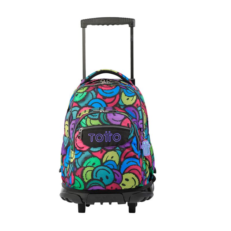 Mochila con ruedas Rue Bomper Renglon mujer azul | Totto