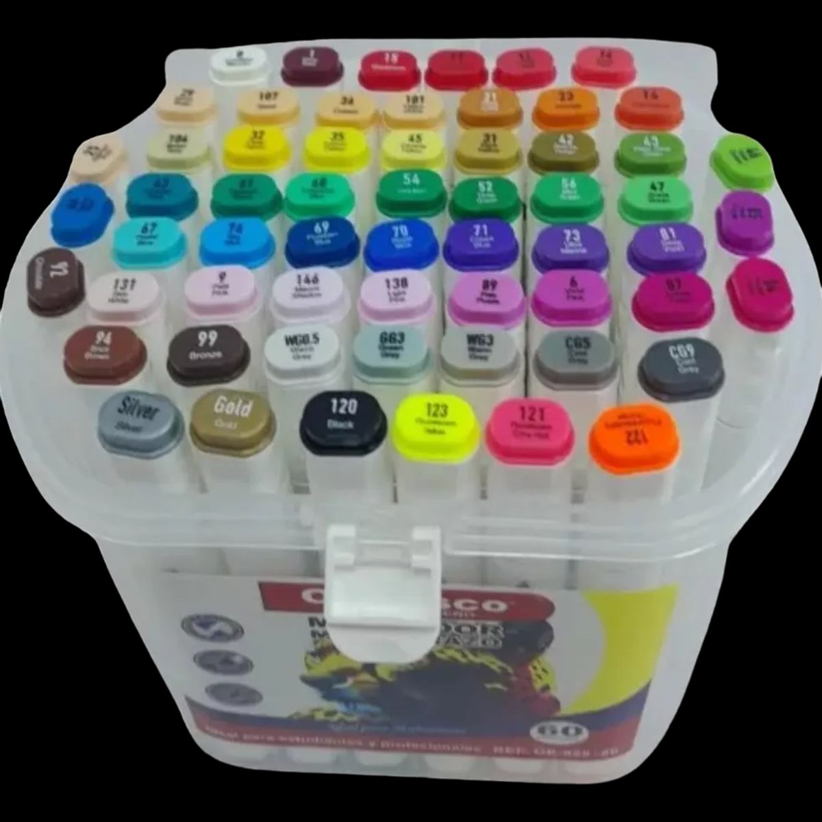 GENERICO - Marcador Doble Punta Multitrazo X60 Und Estuche Oe-525-60