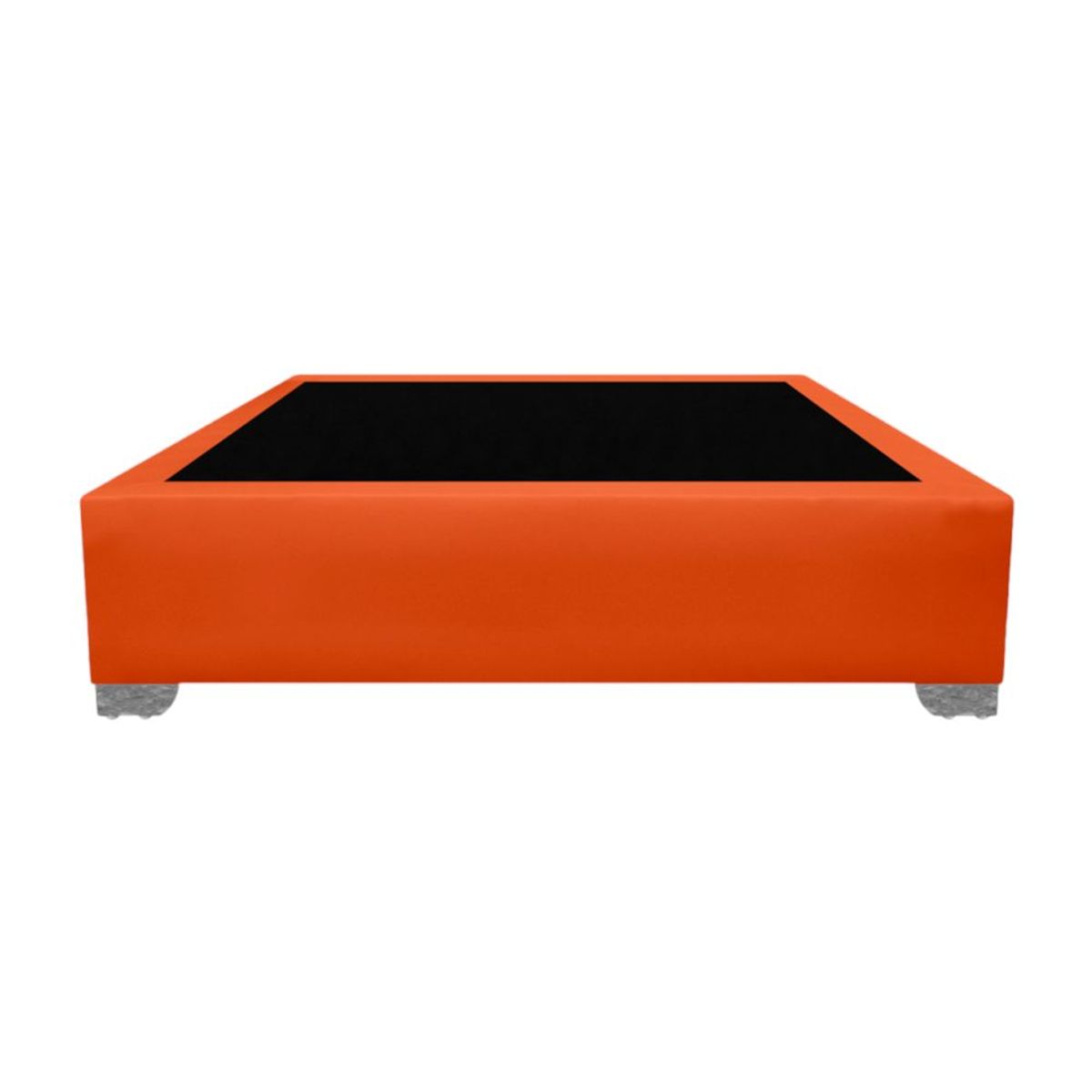 MAGIC CLASS - BASE CAMA PREMIUM TOP 100X190 MICROFIBRA NARANJA
