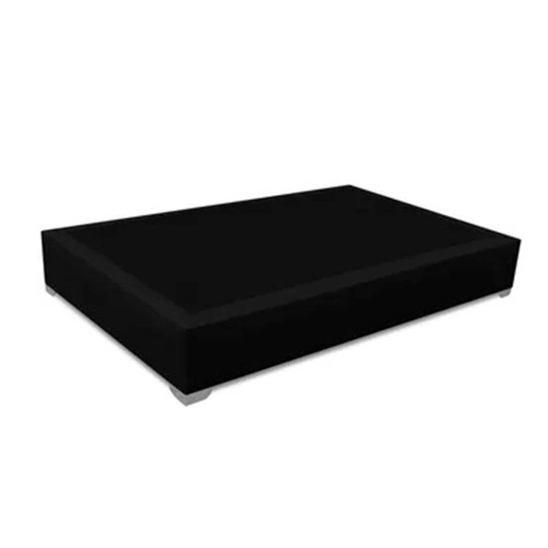 MAGIC CLASS - BASE CAMA PREMIUM TOP 100X190 MICROFIBRA NEGRO
