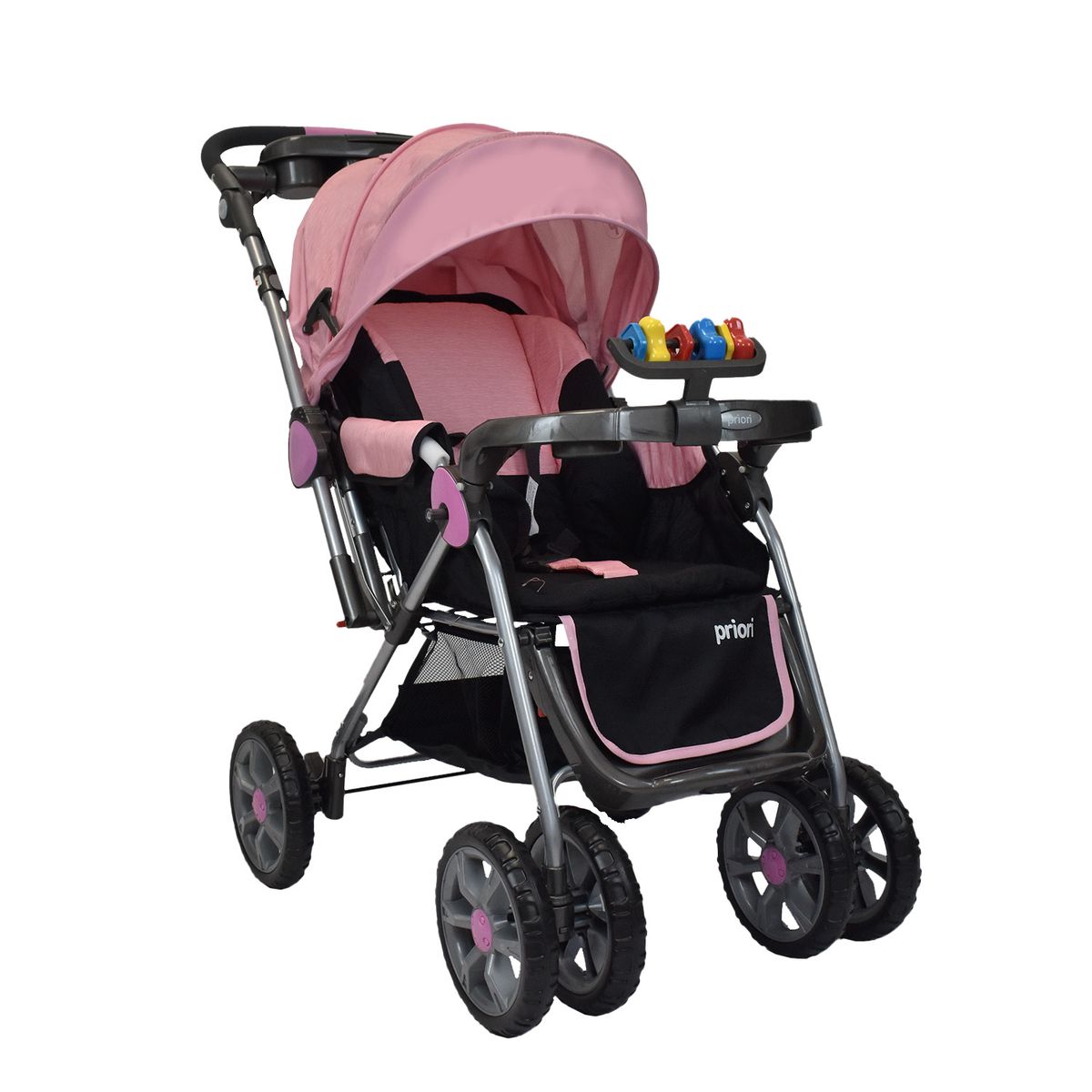 PRIORI - Coche Bebe Rosa Supra Priori