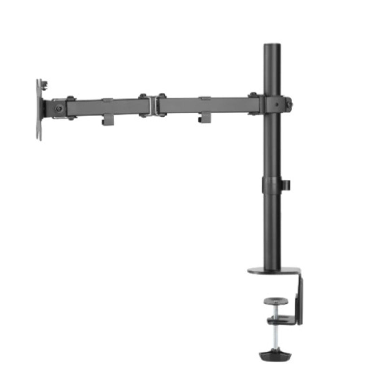 ERGONOMUS - Brazo monitor sencillo doble articulacion hasta 27-