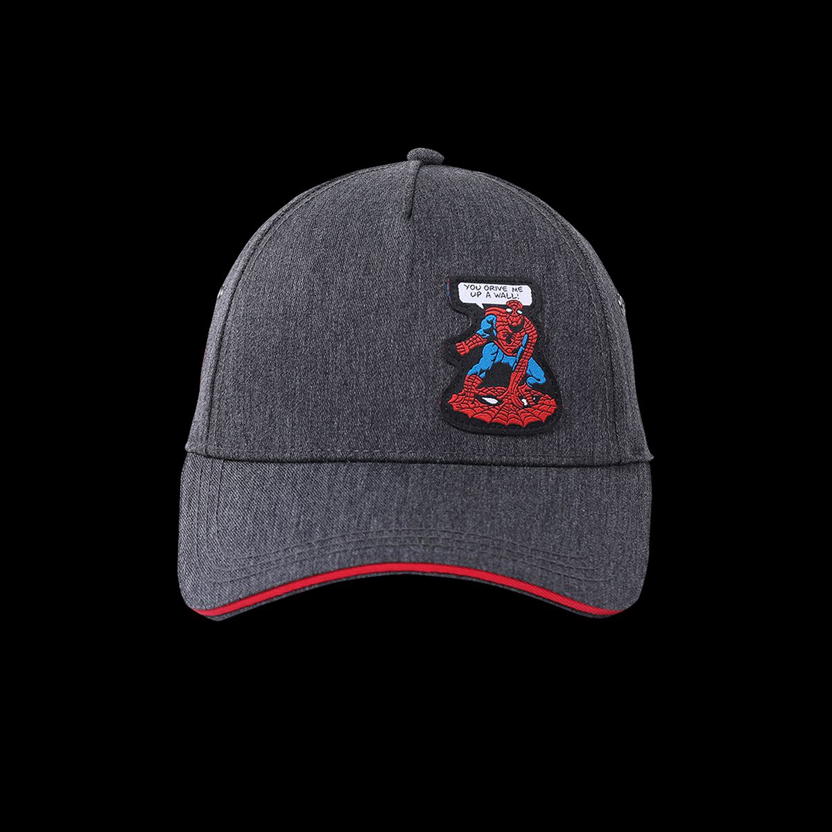 TOTTO - Gorra Para Hombre Spiderman Comic Gris