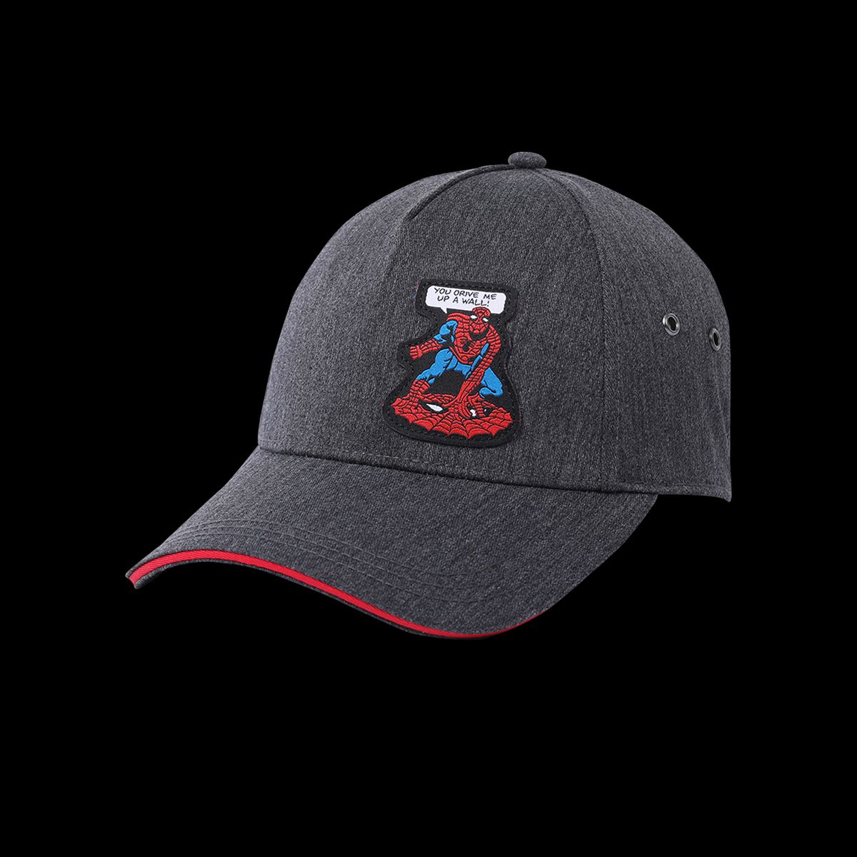 TOTTO - Gorra Para Hombre Spiderman Comic Gris
