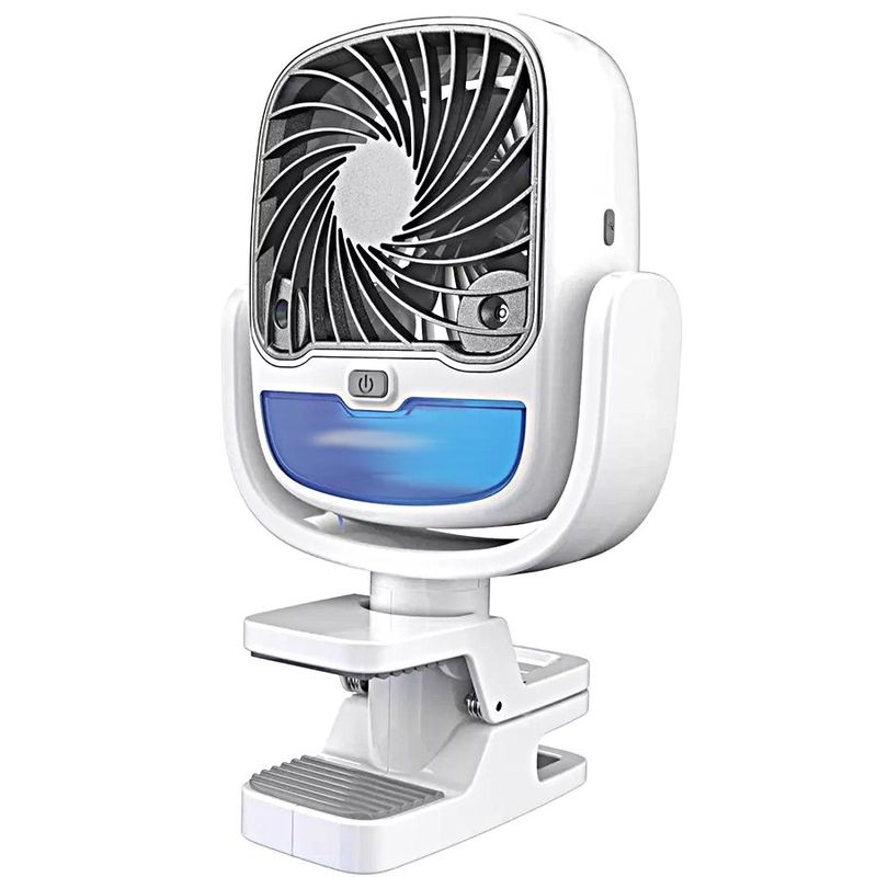 GENERICO - Mini Enfriador Portátil 2 En 1 Aire Acondicionado Recargable, 20cm