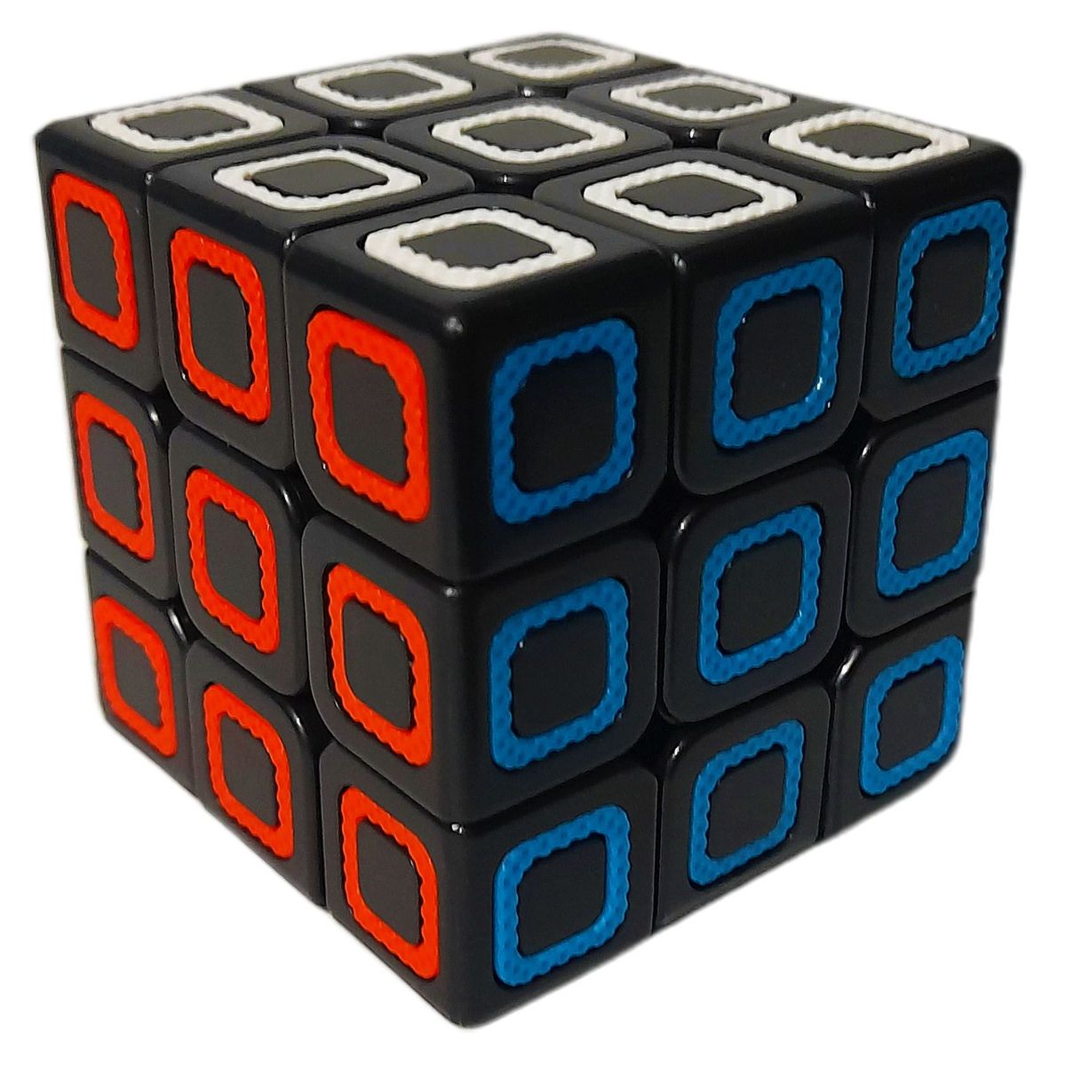 GENERICO - Cubo Rubik 3x3x3 Stickers Cuadrados Motricidad Jugueteria
