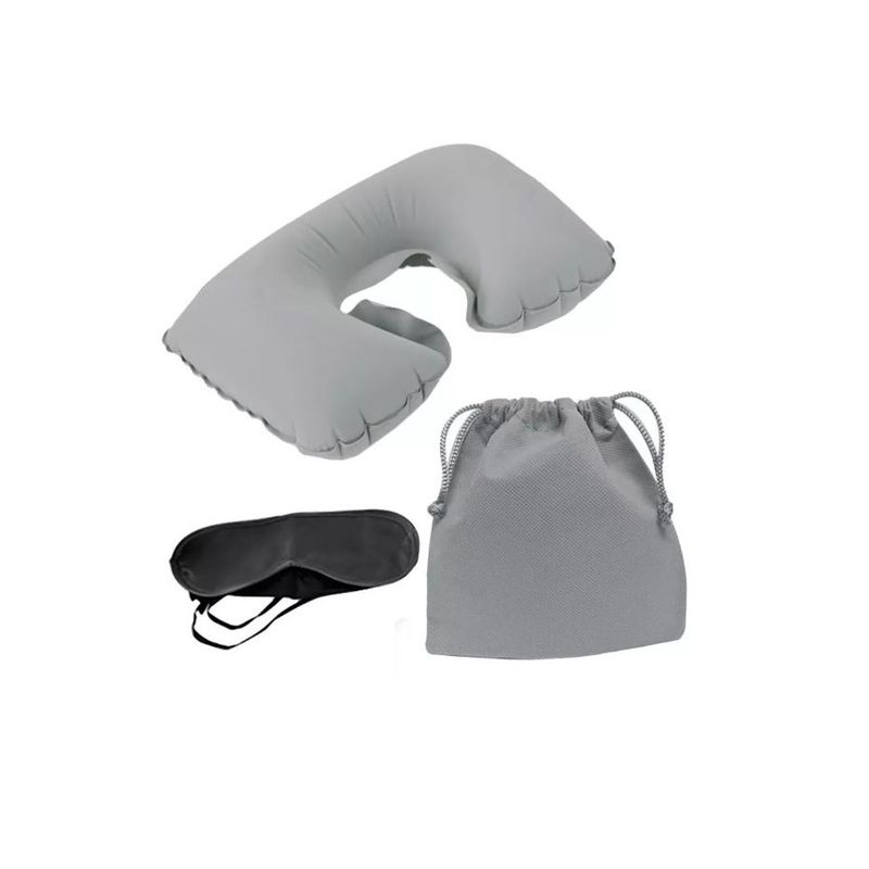 GENERICO - Cojín de viaje portátil en forma de U almohada inflable