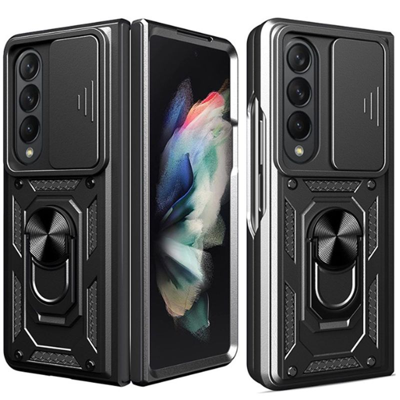 GENERICO - Funda Case Protector Cámara Slider Compatible Samsung Z Fold 4 Negro
