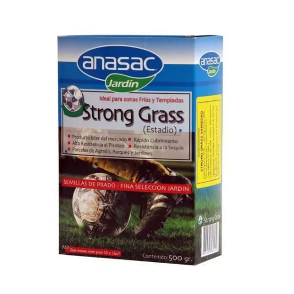 ANASAC - Semillas Grama Cesped Canchas Jardin 500gr Anasac Strong grass