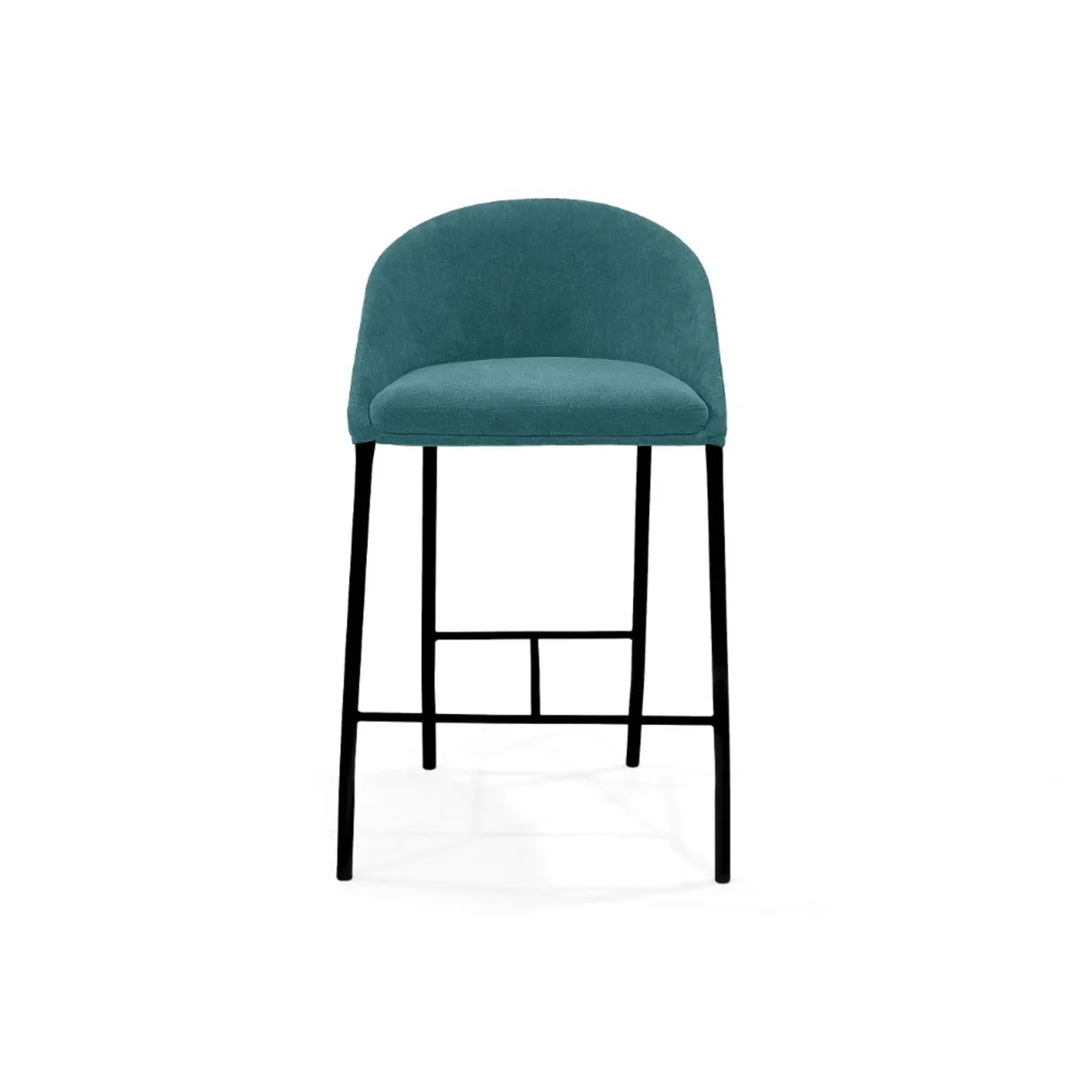 VENECIA - Butaco de Bar Lorenzo en Tela Petróleo