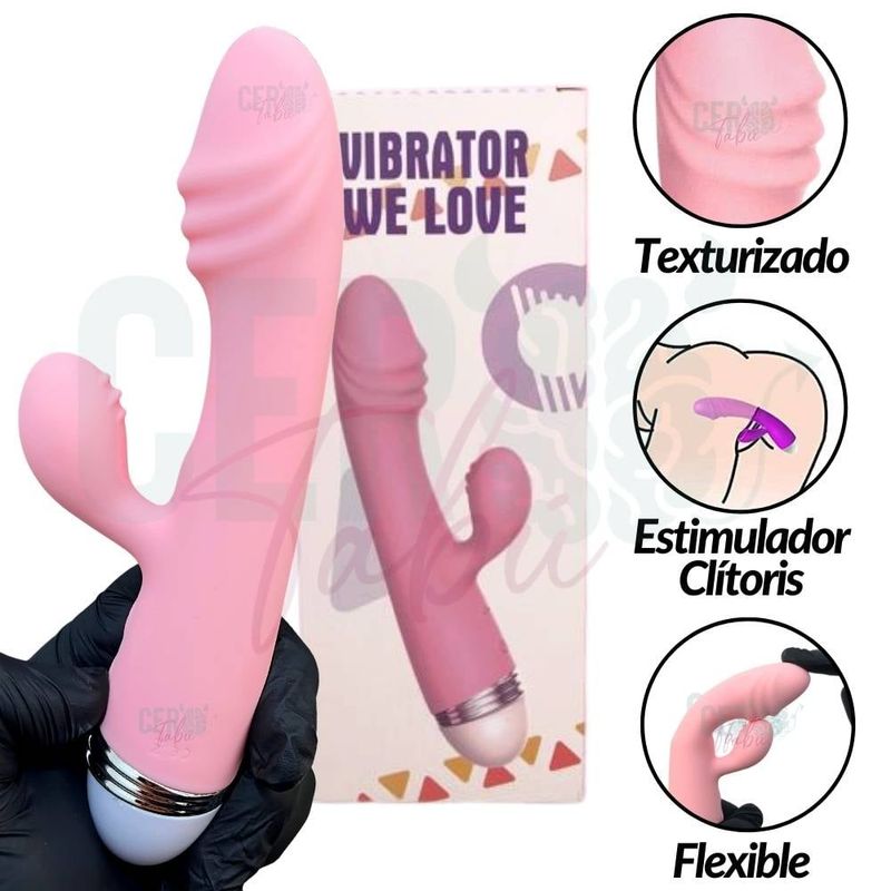 GENERICO - Vibrador Consolador Clitoris Y Punto G Juguete Sexual