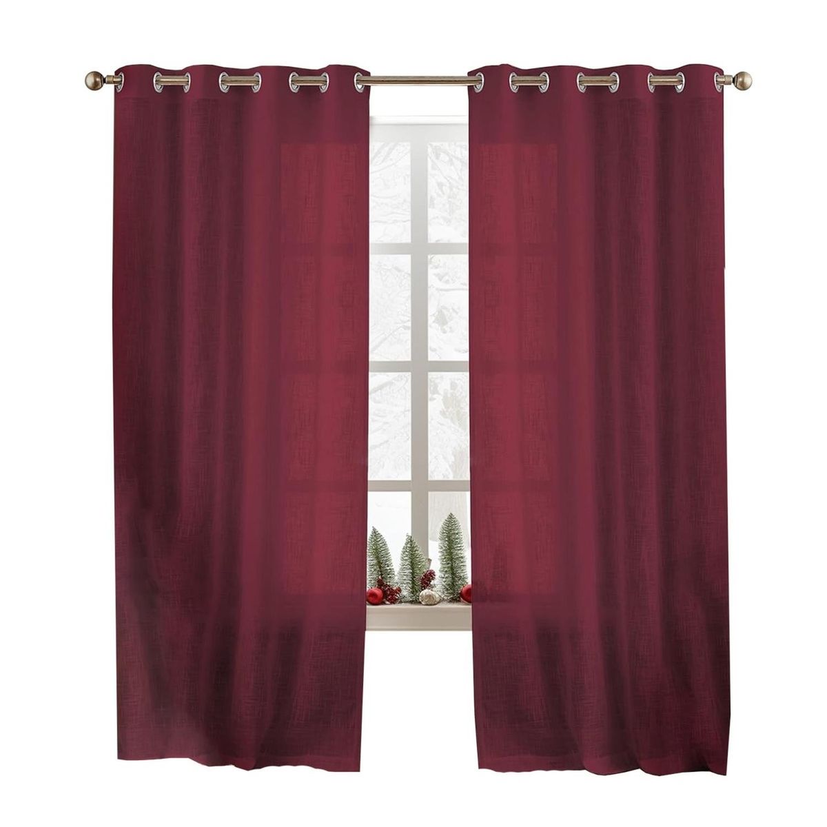 CASATUA - Cortina Semi Blackout Termica x2 Casatua 140x220 DobleCara - Terracota-