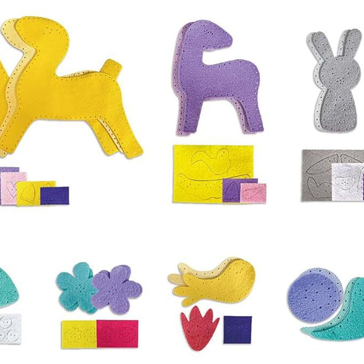 JUGANDO Y EDUCANDO - Juguete Niñas Set De Arte Y Manualidades Unicornios Tejidos