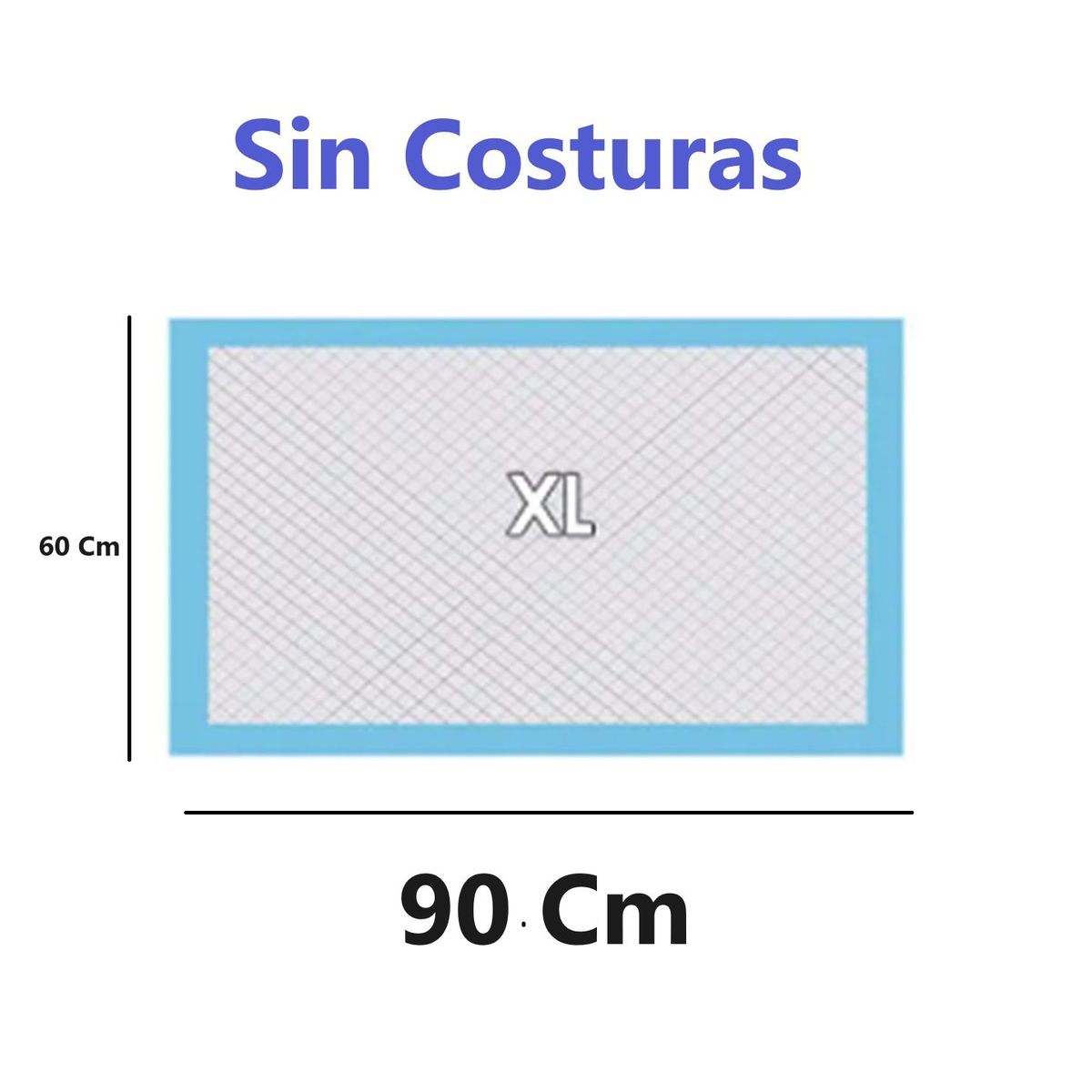 HALLY PET - 40 Und Tapetes Absorbentes 90 Cm X 60 Cm Para Mascotas.---_.