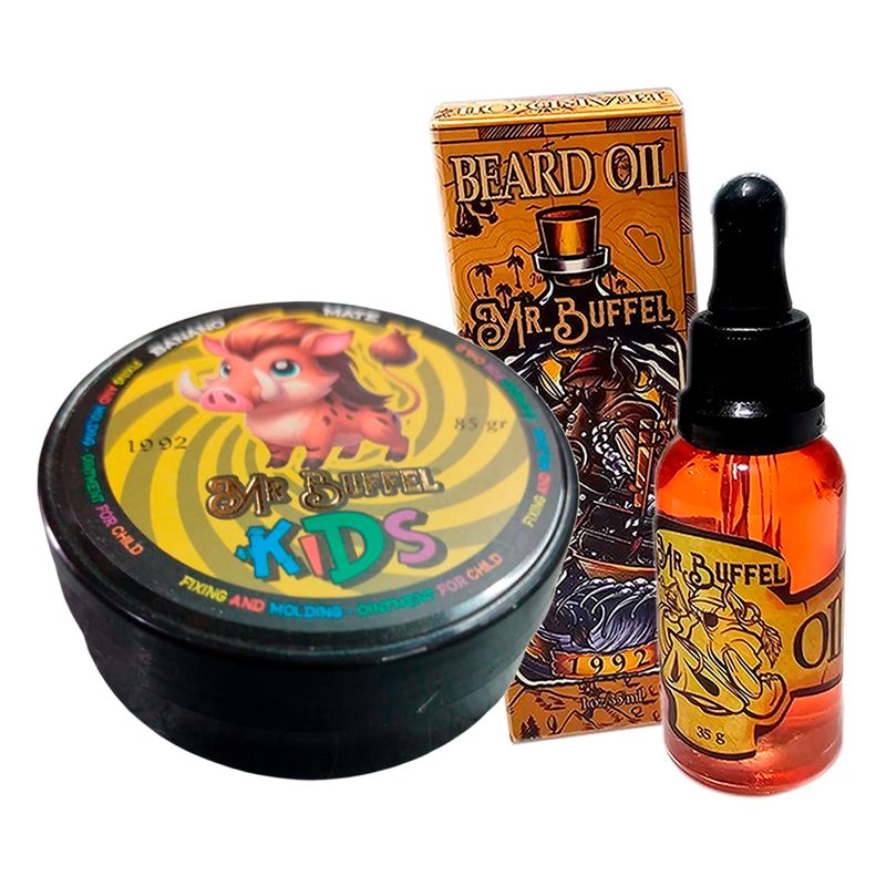 GENERICO - Cera 3oz + Aceite Mr Buffel Barba Y Cabello
