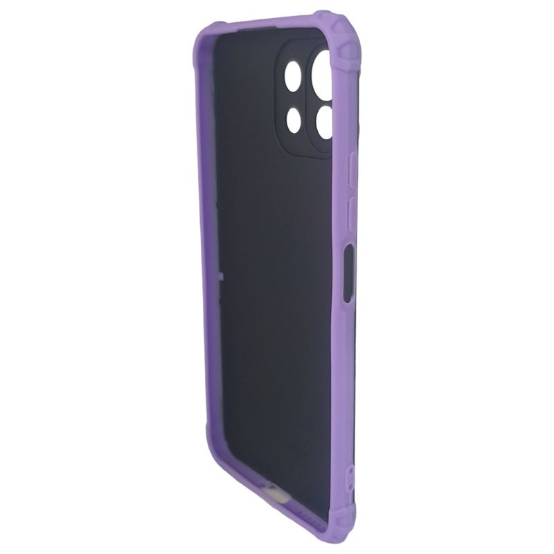 GENERICO - Estuche Mate Rígido Antigolpes Para Xiaomi Mi 11 Lite MORADO