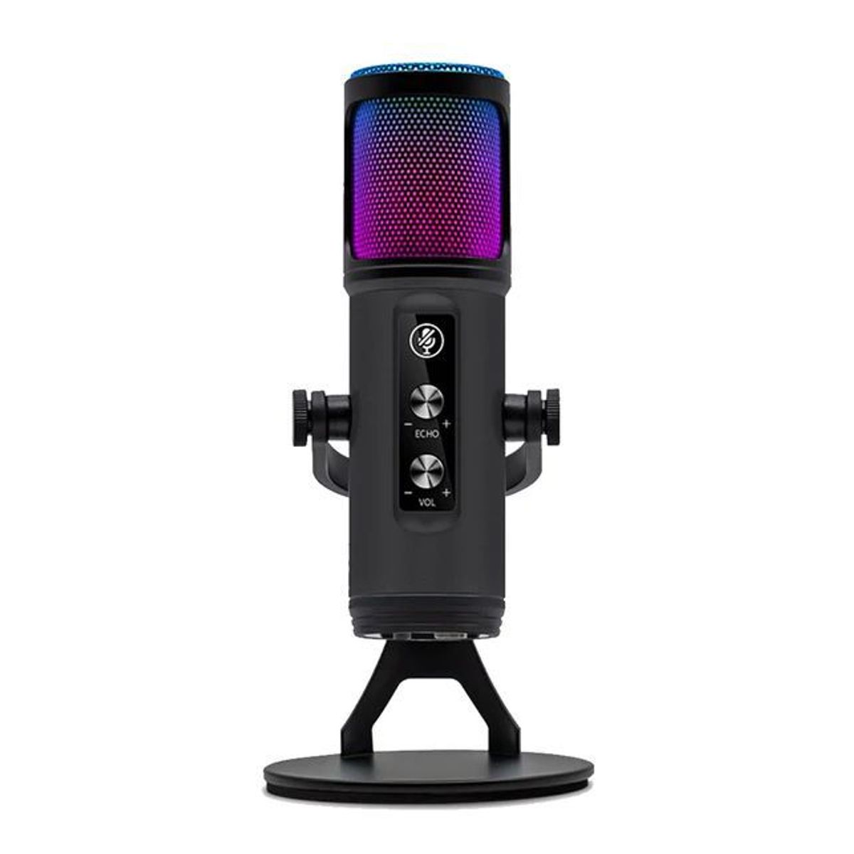 GENERICO - Micrófono De Estudio Profesional Usb Luz Rgb Para Pc Zx-776