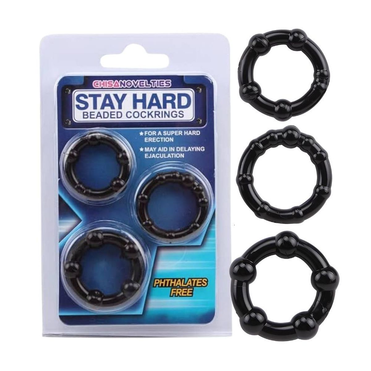 GENERICO - Anillo Retardante Masculino Juguete Sexual X3-