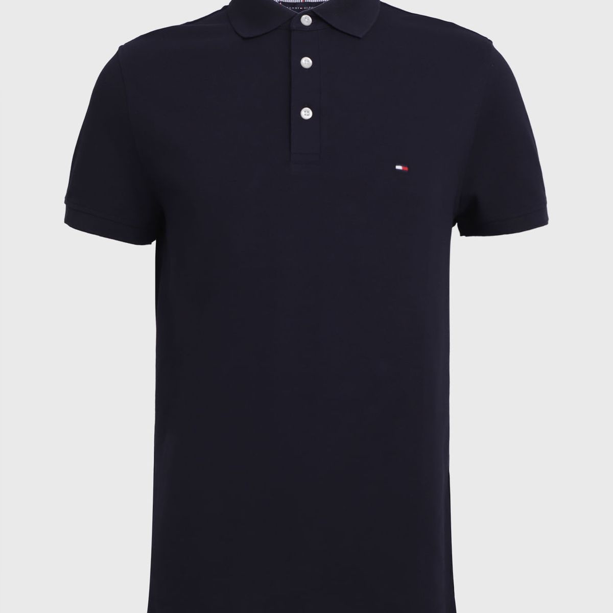 TOMMY HILFIGER - Polo 1985 Collection De Piqué Y Corte Slim Hombre Azul Oscuro Tommy Hilfiger