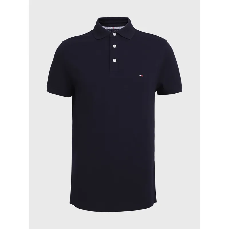 TOMMY HILFIGER - Polo 1985 Collection De Piqué Y Corte Slim Hombre Azul Oscuro Tommy Hilfiger