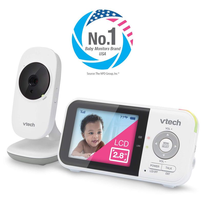 VTECH - Monitor Camara Bebe Vtech VM819 1000 Pies Vision Nocturna
