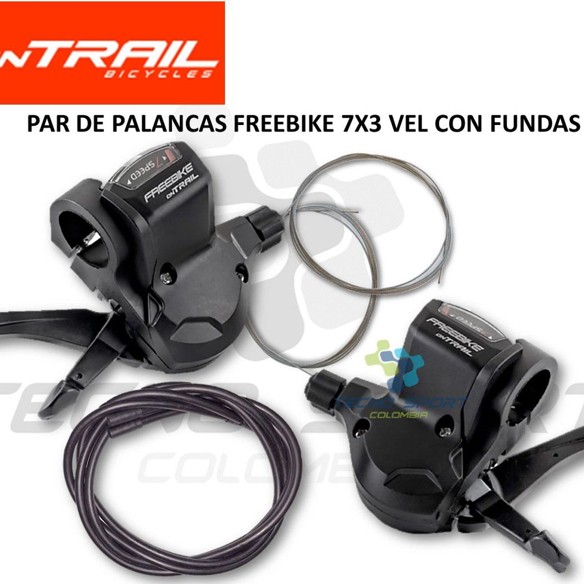 ONTRAIL - Shifter Ontrail Palanca Cambio 3 X 7v Bicicleta Mtb Par