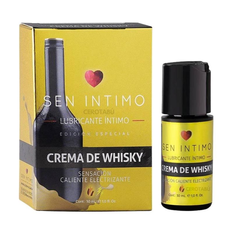 SEN INTIMO - Lubricante Caliente Sen Intimo Crema De Whisky x 30ml