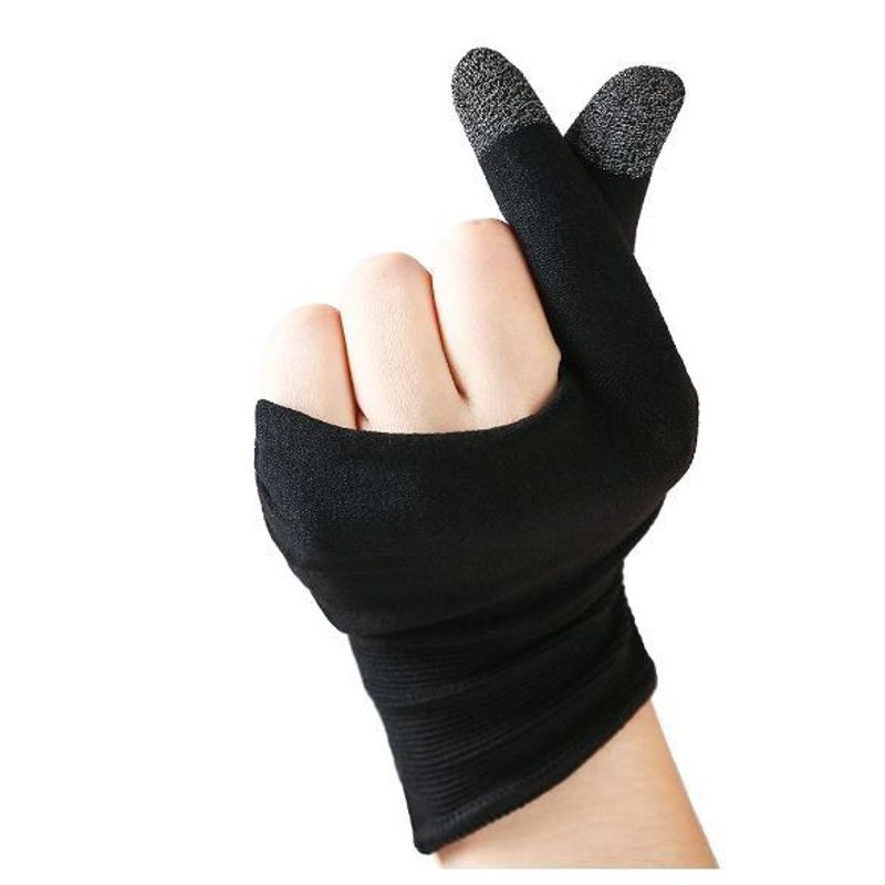 GENERICO - Par Guantes Gamer Jugador Call Of Duty Free Fire Juego Mobile Movil