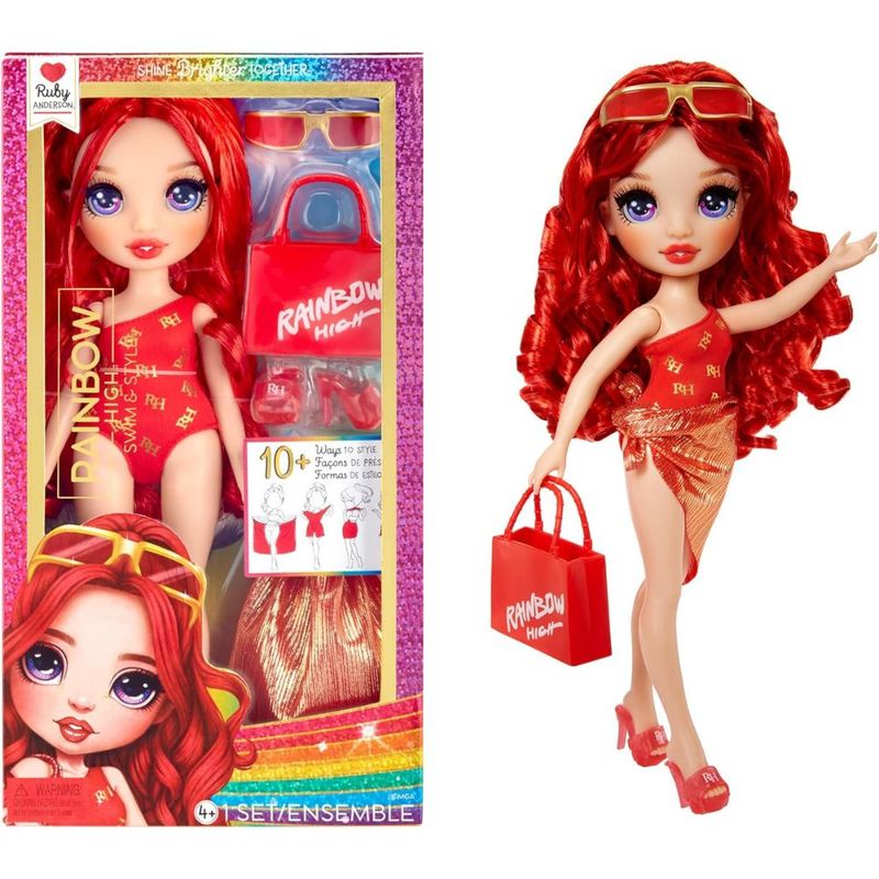RAINBOW HIGH - Muñeca De Moda Rainbow High Playera - Ruby Anderson