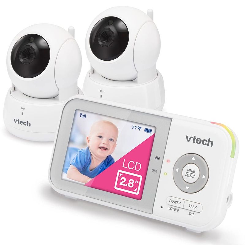 VTECH - Monitor Camara Bebe Vtech Doble VM923-2 Visión Nocturna