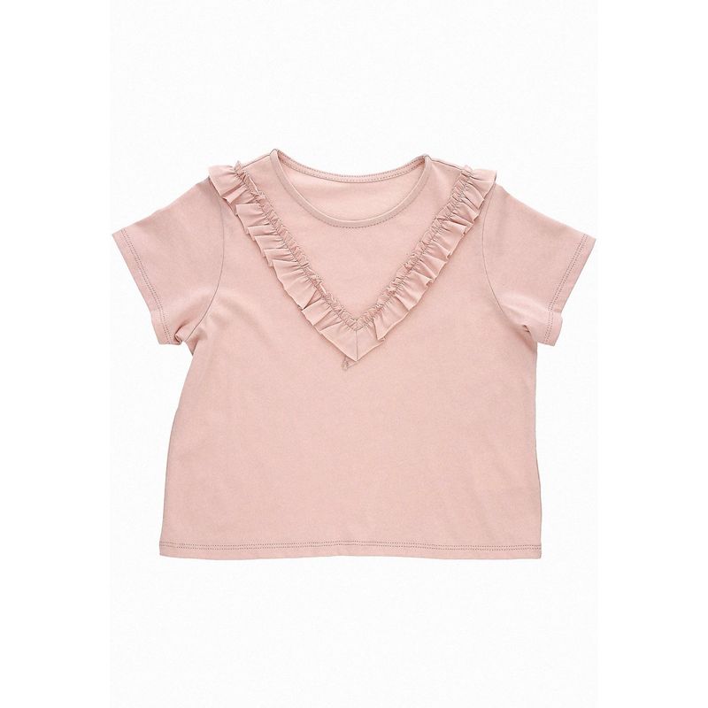 BABY PLANET - Camiseta Rosado Claro Fondo Entero Bolero Para Niña Baby Planet
