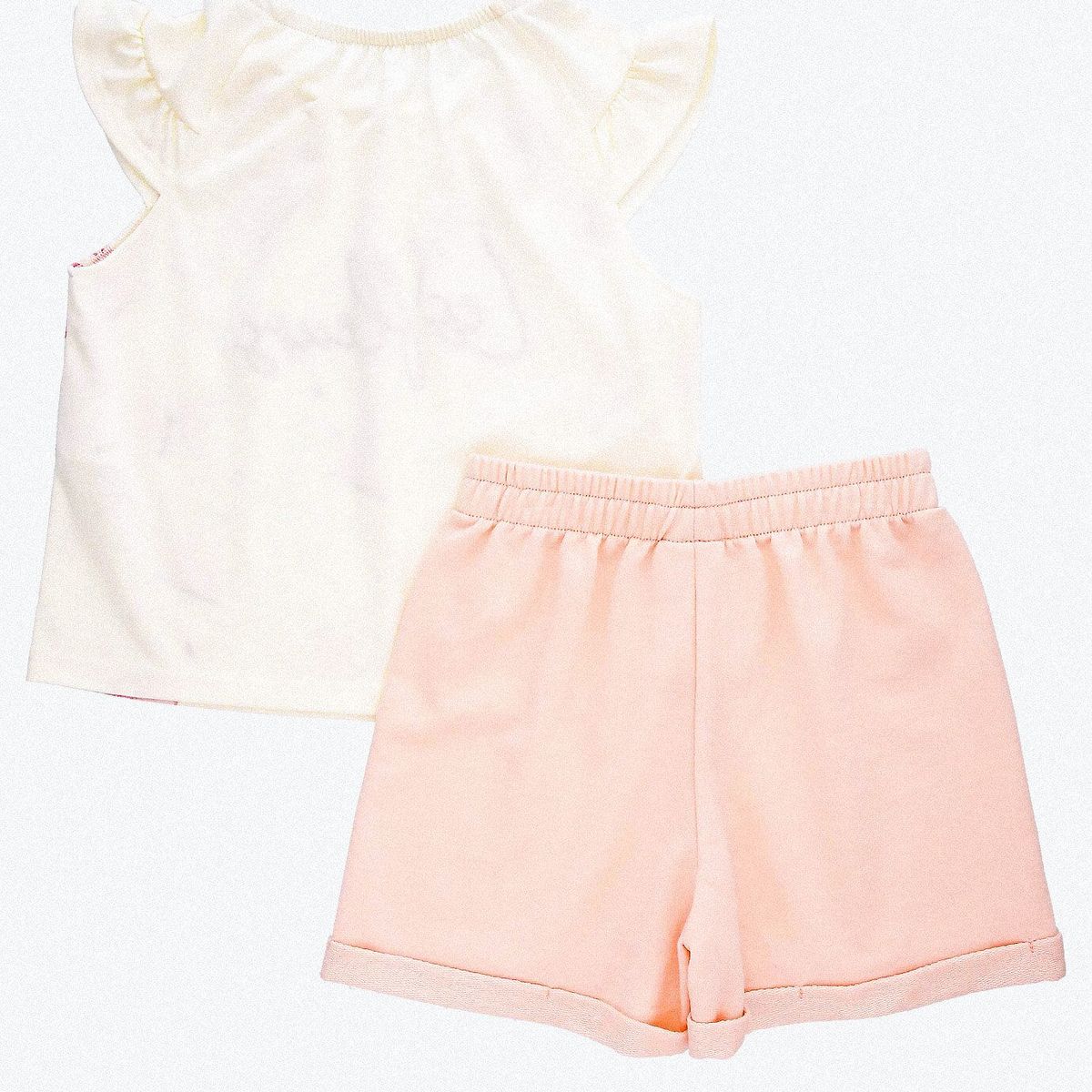 BABY PLANET - Conjunto Corto Camiseta Y Short Para Niña Baby Planet.-