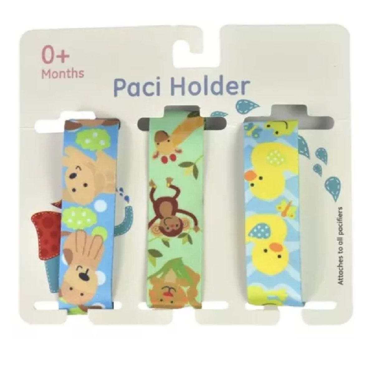 MUNDO BEBE - Clip Sujetador Chupo X3 Correa Bebes Niño