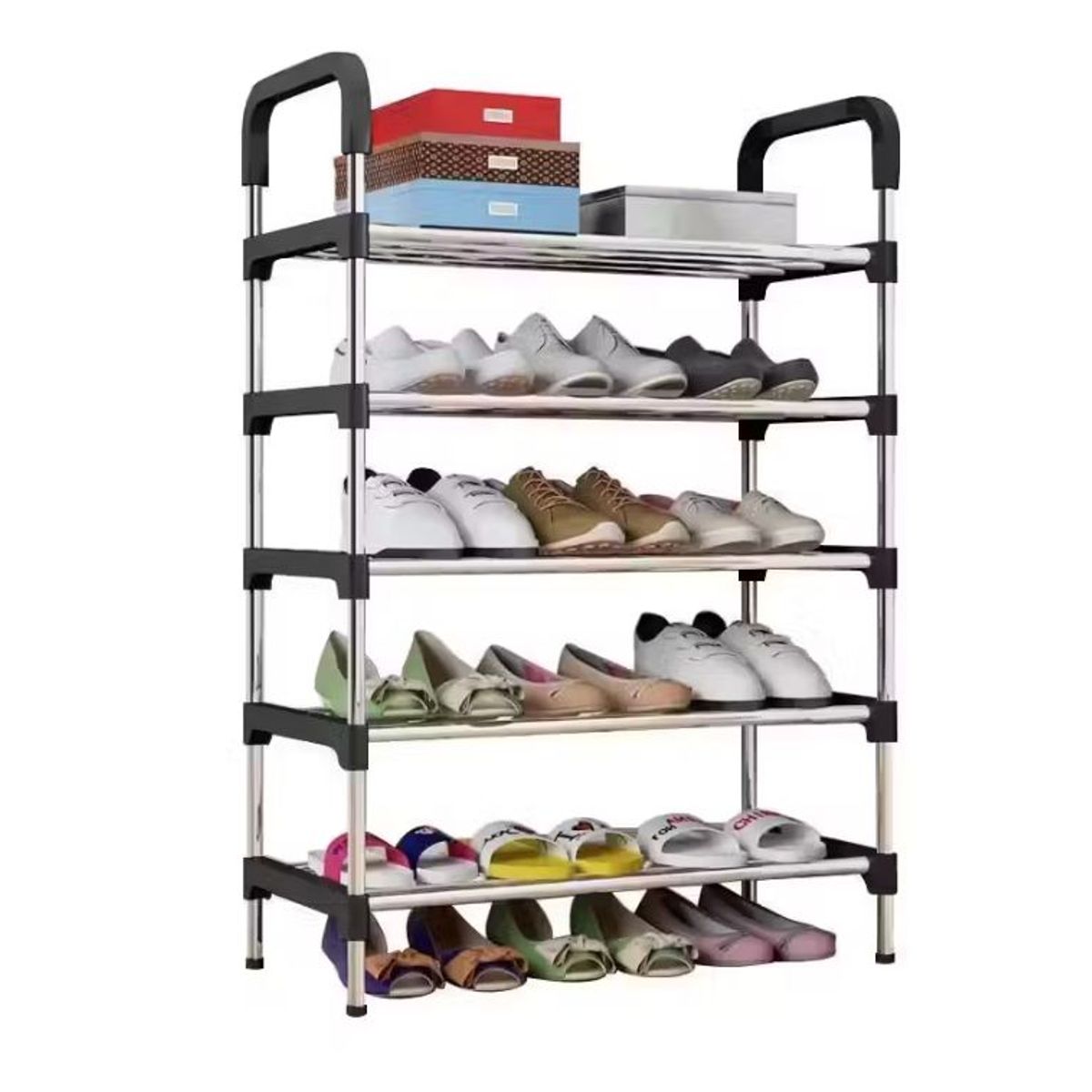 GENERICO - ZAPATERO METALICO 5 NIVELES