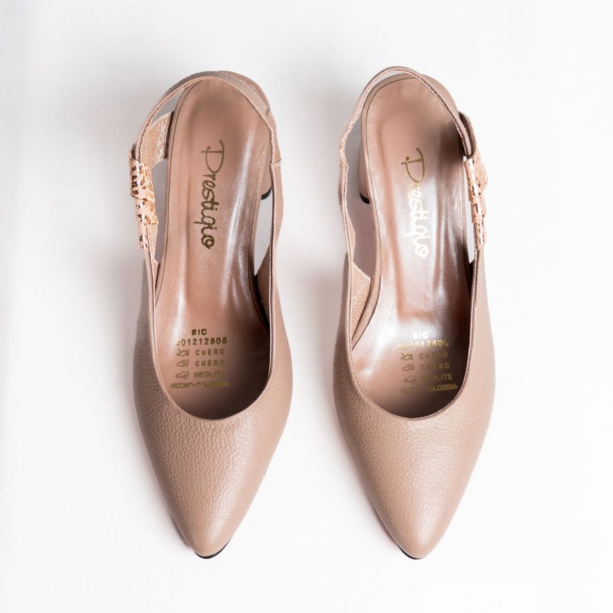 PRESTIGIO - Zapato Cerrado Prestigio Cuero Nude