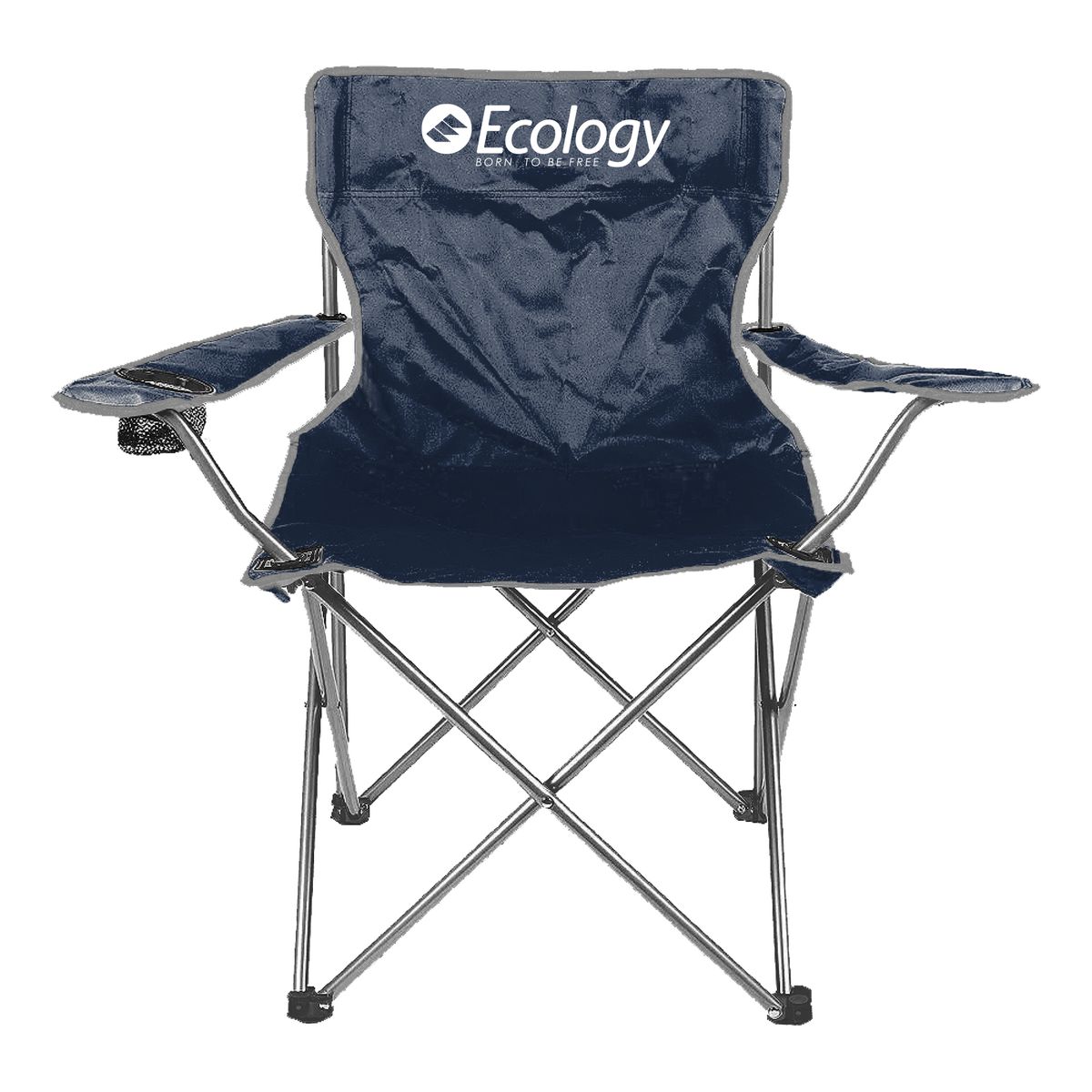 ECOLOGY - Silla Plegable Para Camping Ecology Weekend Azul-Gris