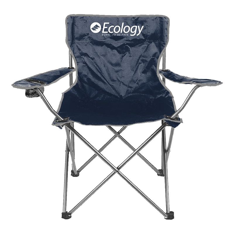 ECOLOGY - Silla Plegable Para Camping Ecology Weekend Azul-Gris