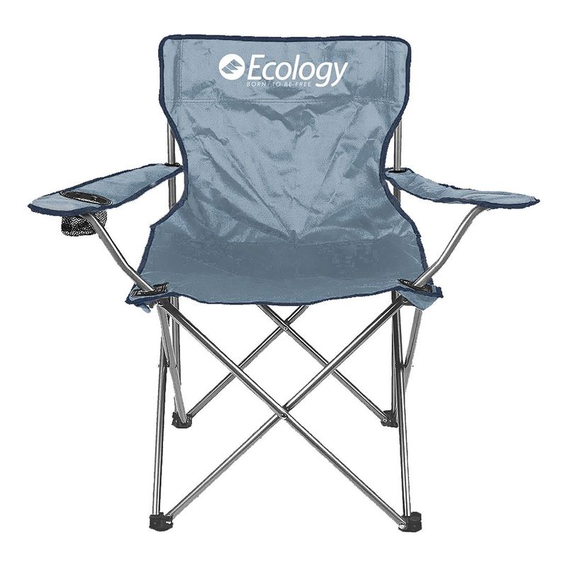 ECOLOGY - Silla Plegable Para Camping Ecology Weekend Gris
