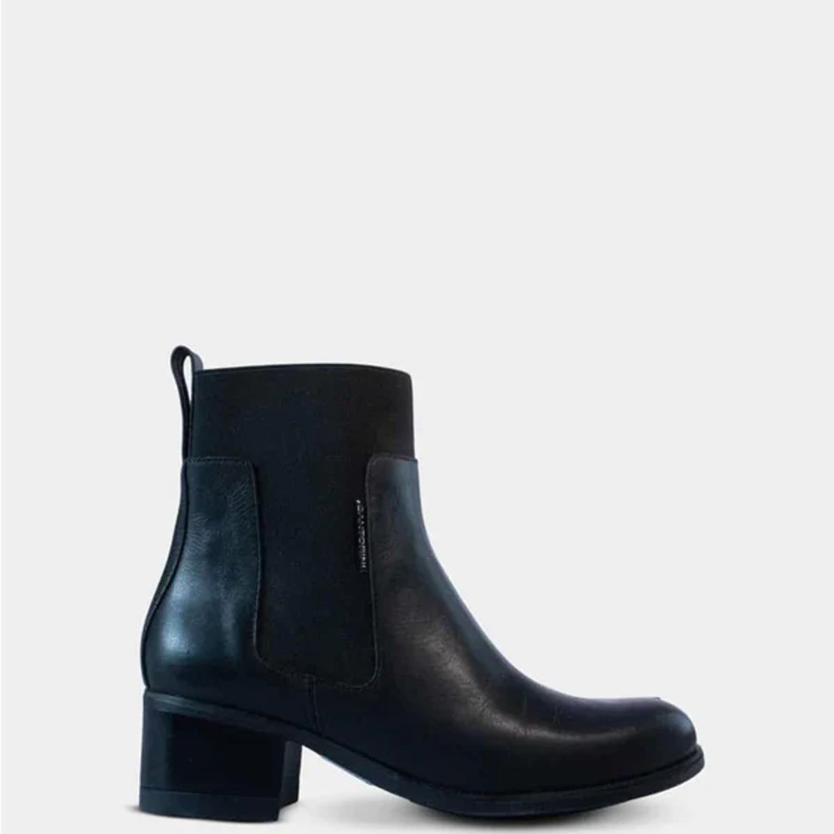 SANTORINI - BOTINES PARA MUJER SORALI CUERO NEGRO
