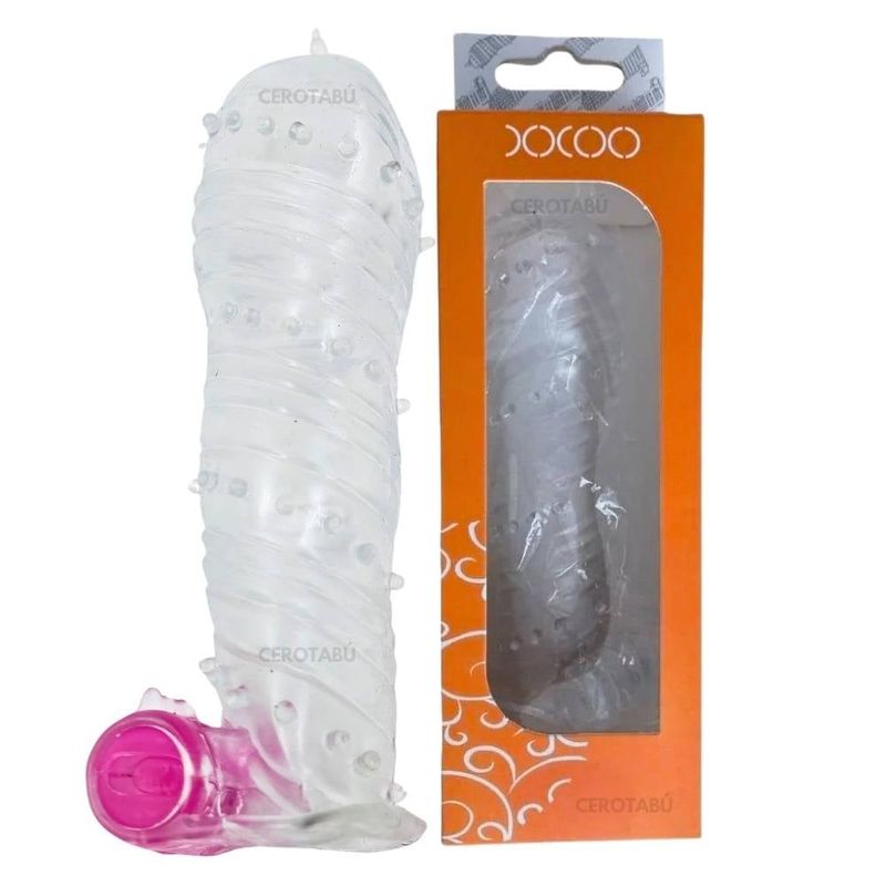 GENERICO - Funda Para Pene Vibradora Con Extensión-
