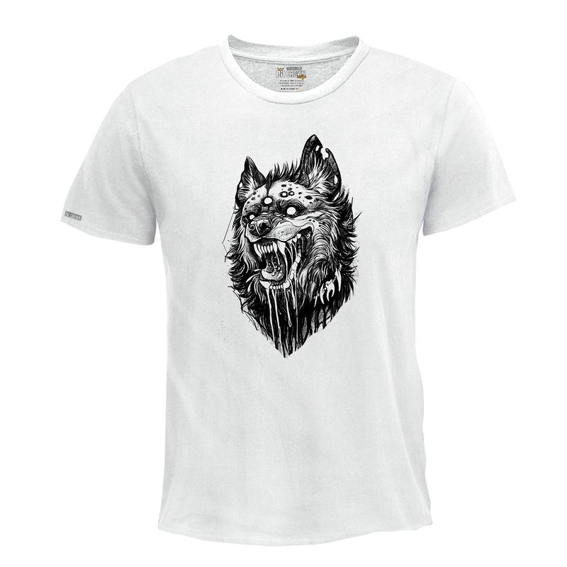 CREACIONES NU CROWN - Camiseta Hiena animal salvaje Hombre Original Nu Crown