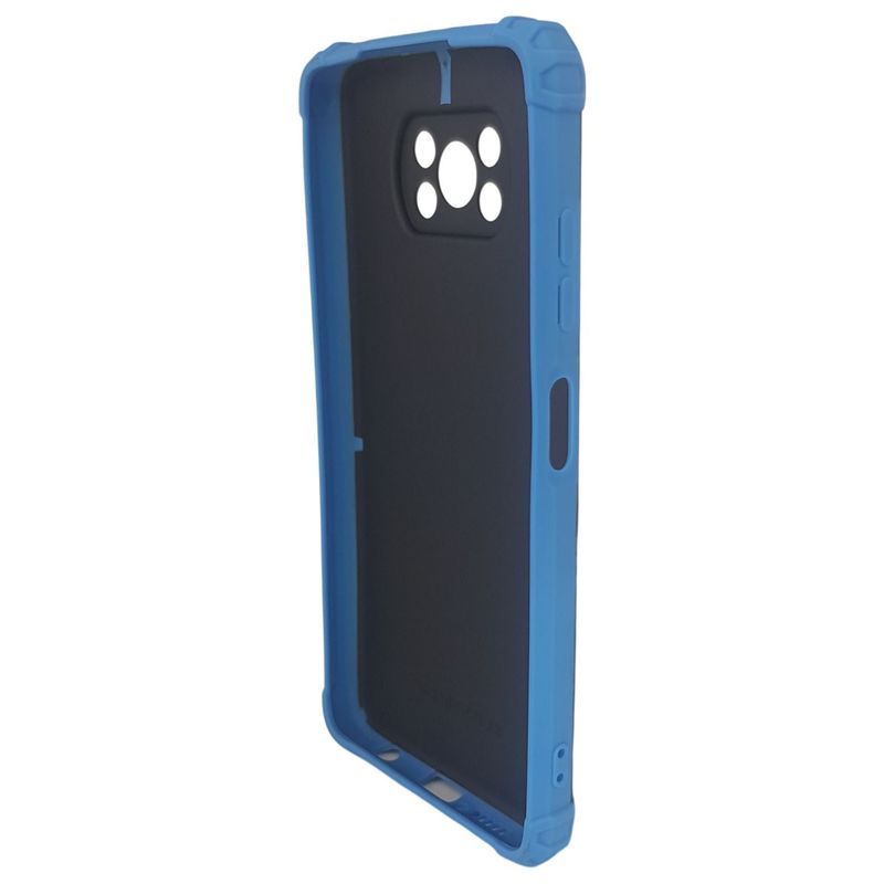 GENERICO - Estuche Mate Rígido Antigolpes Para Xiaomi Poco X3 AZUL