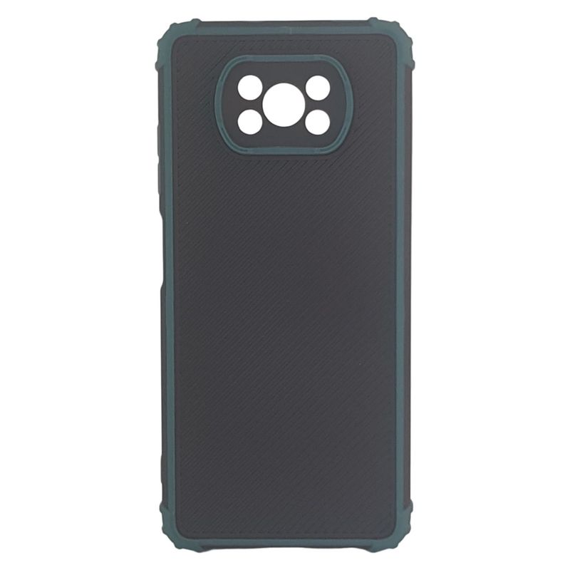 GENERICO - Estuche Mate Rígido Antigolpes Para Xiaomi Poco X3 VERDE