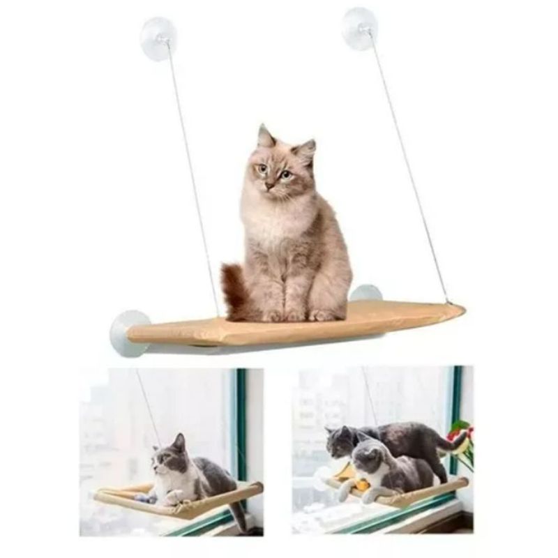 GENERICO - Cama Flotante Gato Hamaca Para Ventana Para Mascota Gato