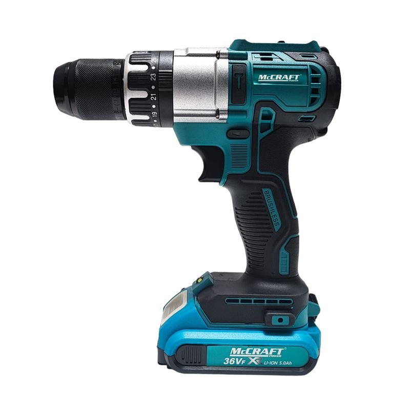 GENERICO - Taladro inalambrico potente 36v de media 12 para trabajo pesado 36haz