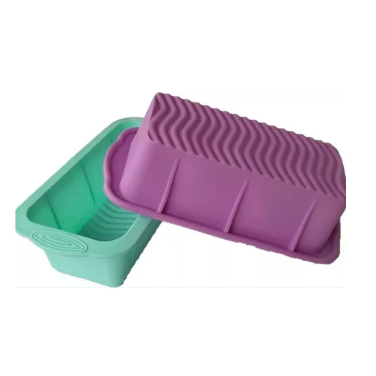 AFM - MOLDE SILICONA RECTANGULAR PARA PAN TORTAS O JABONES